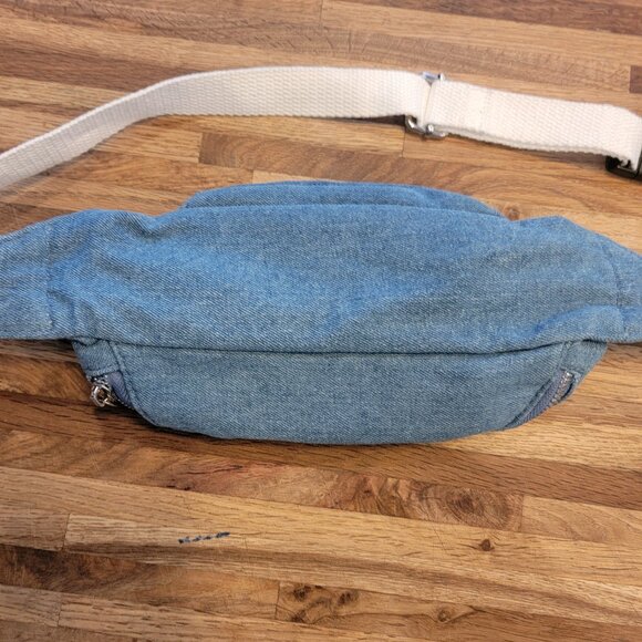 Blue Jean/Denim Waist Bag with American Flag - Picture 9 of 12